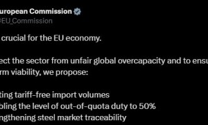 欧盟公布对进口钢铁征税计划,“冲着中国,但英国先嗷嗷喊疼”